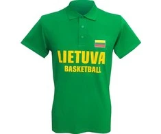 Polo Marškinėliai Lietuva Basketball, Dydis: XXL