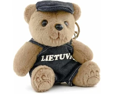 Raktų Pakabukas / Pakabukas Kuprinei Minkštas Rudas Meškiukas Lietuva