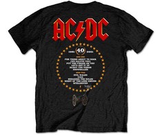 Rock AC/DC FTATR 40th Flaming Marškinėliai, Dydis: L