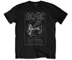 Rock AC/DC FTATR 40th Monochrome Marškinėliai, Dydis: XL