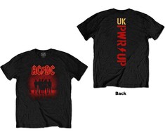Rock AC/DC PWR-UP UK Marškinėliai, Dydis: M