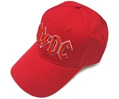 Rock Kepurė AC/DC Raudona Logo