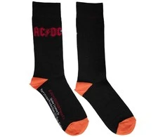 Rock AC/DC Raudona Logo Kojinės