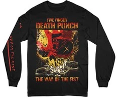 Rock Five Finger Death Punch The Way Of The Fist Marškinėliai Ilgomis Rankovėmis, Dydis: M