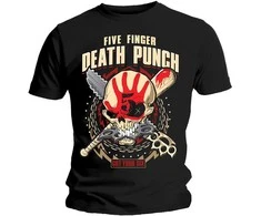 Rock Five Finger Death Punch Zombie Kill Marškinėliai, Dydis: XL