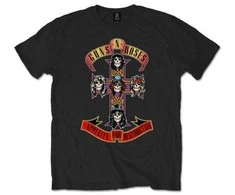 Rock Guns N' Roses Appetite for Destruction Marškinėliai (3XL, 4XL, 5XL), Dydis: 3XL