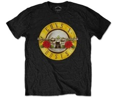 Rock Guns N' Roses Classic Logo Marškinėliai (3XL, 4XL, 5XL), Dydis: 3XL