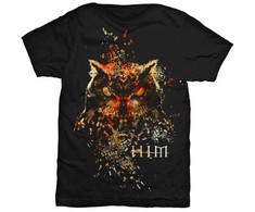 Rock HIM Owl Colour Marškinėliai, Dydis: L