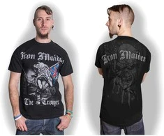 Rock Iron Maiden Sketched Trooper Marškinėliai, Dydis: M