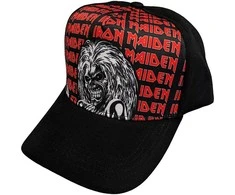Rock Kepurė Iron Maiden Eddie Logo Repeat