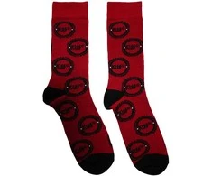 Rock Kiss Buzzsaw Logo Pattern Kojinės