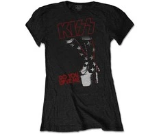Rock KISS Do You Love Me Moteriški Marškinėliai, Dydis: L