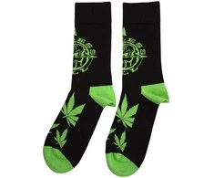 Rock Kojinės Cypress Hill Logo &amp; Leaves