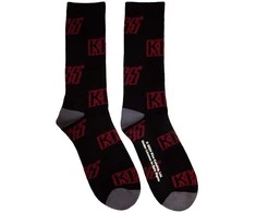 Rock Kojinės Kiss Logo Pattern