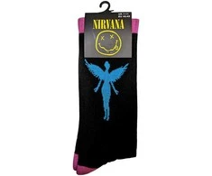 Rock Kojinės Nirvana In Utero Mėlyna Angel