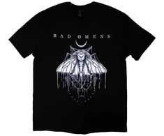 Rock Marškinėliai Bad Omens Moth, Dydis: XL