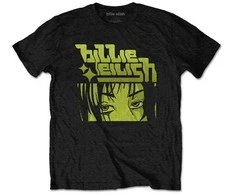 Rock Marškinėliai Billie Eilish Anime Logo, Dydis: XL