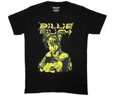 Rock Marškinėliai Billie Eilish Illustration, Dydis: M
