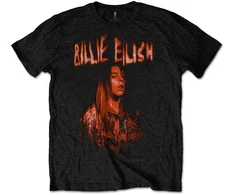 Rock Marškinėliai Billie Eilish Spooky Logo, Dydis: M