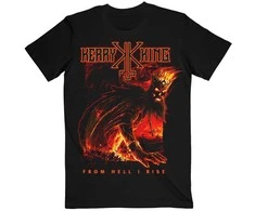 Rock Marškinėliai Kerry King From Hell I Rise Hell King, Dydis: M