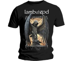 Rock Marškinėliai Lamb Of God Winged Death, Dydis: M