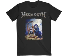 Rock Marškinėliai Megadeth Countdown Hourglass, Dydis: XL