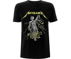 Rock Marškinėliai Metallica And Justice For All Tracks, Dydis: L