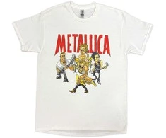 Rock Marškinėliai Metallica Load Chavez Cartoon, Dydis: M