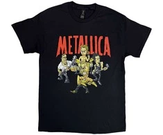 Rock Marškinėliai Metallica Load Chavez Cartoon Juodi, Dydis: XL