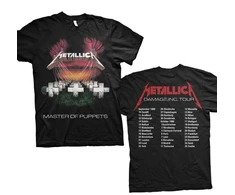 Rock Marškinėliai Metallica Master of Puppets European Tour '86, Dydis: XL