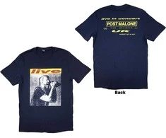 Rock Marškinėliai Post Malone Live In Concert, Dydis: L
