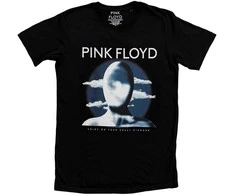 Rock Marškinėliai Rožinė Floyd Clouds, Dydis: XXL