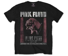 Rock Marškinėliai Rožinė Floyd In the Flesh, Dydis: XL