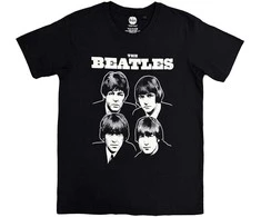 Rock Marškinėliai The Beatles Juodas &amp; Baltas Band, Dydis: XXL
