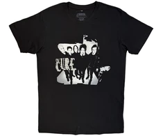 Rock Marškinėliai The Cure 40 Years Band Photo Premium Carbon, Dydis: L