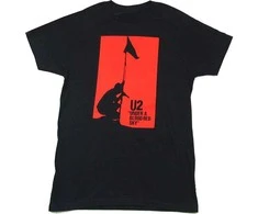 Rock Marškinėliai U2 Blood Raudona Sky, Dydis: M