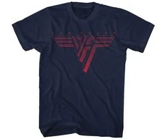 Rock Marškinėliai Van Halen Classic Raudona Logo, Dydis: XXL