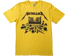 Rock Metallica 72 Seasons Simplified Cover Marškinėliai, Dydis: L