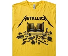 Rock Metallica 72 Seasons Simplified Cover Marškinėliai, Dydis: L