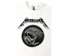 Rock Metallica Juodas Album Poster Marškinėliai, Dydis: XXL