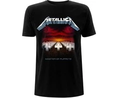 Rock Metallica Master of Puppets Tracks Marškinėliai, Dydis: XL