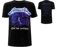 Rock Metallica Ride The Lightning Tracks Marškinėliai, Dydis: M