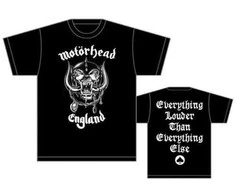 Rock Motorhead England (+ užrašas ant nugaros) Marškinėliai, Dydis: XL