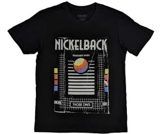 Rock Nickelback Those Days VHS Marškinėliai, Dydis: L