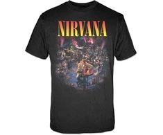 Rock Nirvana Unplugged Photo Marškinėliai, Dydis: L
