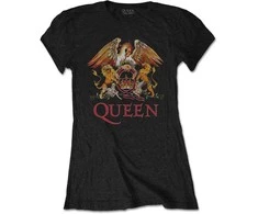 Rock Queen Classic Crest Moteriški Marškinėliai, Dydis: XXL