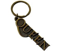 Rock Queen Gold Logo Raktų Pakabukas