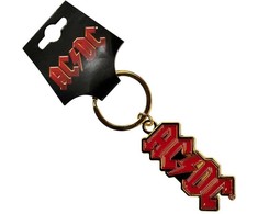 Rock Raktų Pakabukas AC/DC Logo Gold