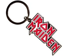 Rock Raktų Pakabukas Iron Maiden Stacked Logo