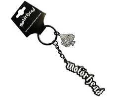 Rock Raktų Pakabukas Motorhead Logo Ace Of Spades Charm